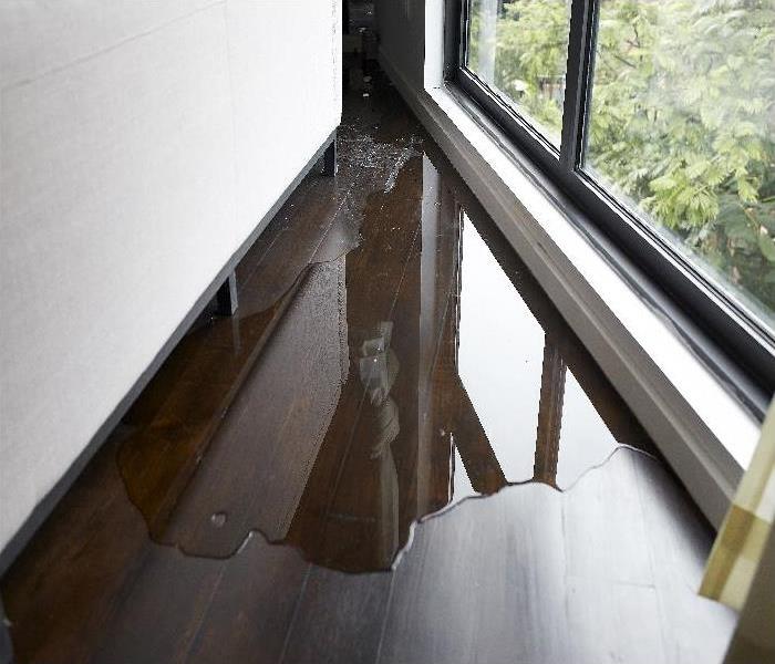 water damage in property
